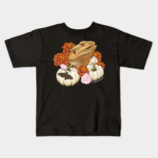 Autumnal Bearded Dragon Kids T-Shirt